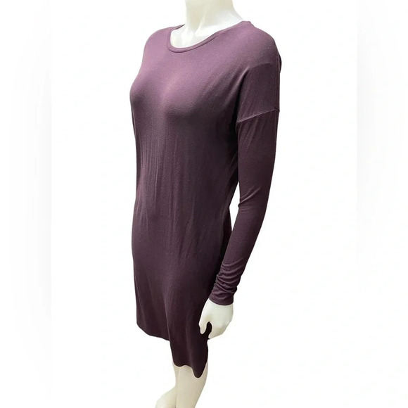 Babaton Jaco Long Sleeve  Burgundy Midi Dress Size Small - Picture 3 of 8